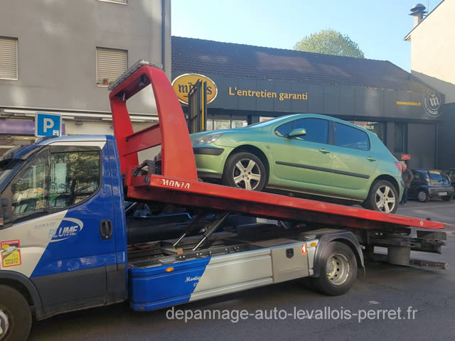 Dépannage remorquage auto Levallois-Perret